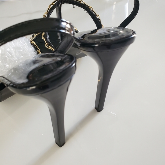 Chain link spike slide sandals size 10 - Picture 4 of 6